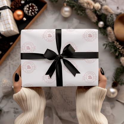Santa Mail – Handwritten Letter Wrapping Paper