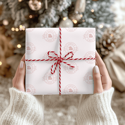 Santa Mail – Handwritten Letter Wrapping Paper
