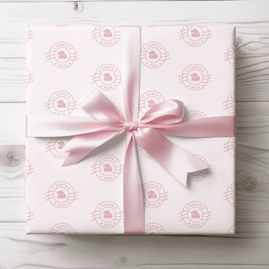 Santa Mail – Handwritten Letter Wrapping Paper