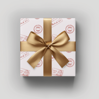 Santa Mail – Postmarked Holiday Wrapping Paper