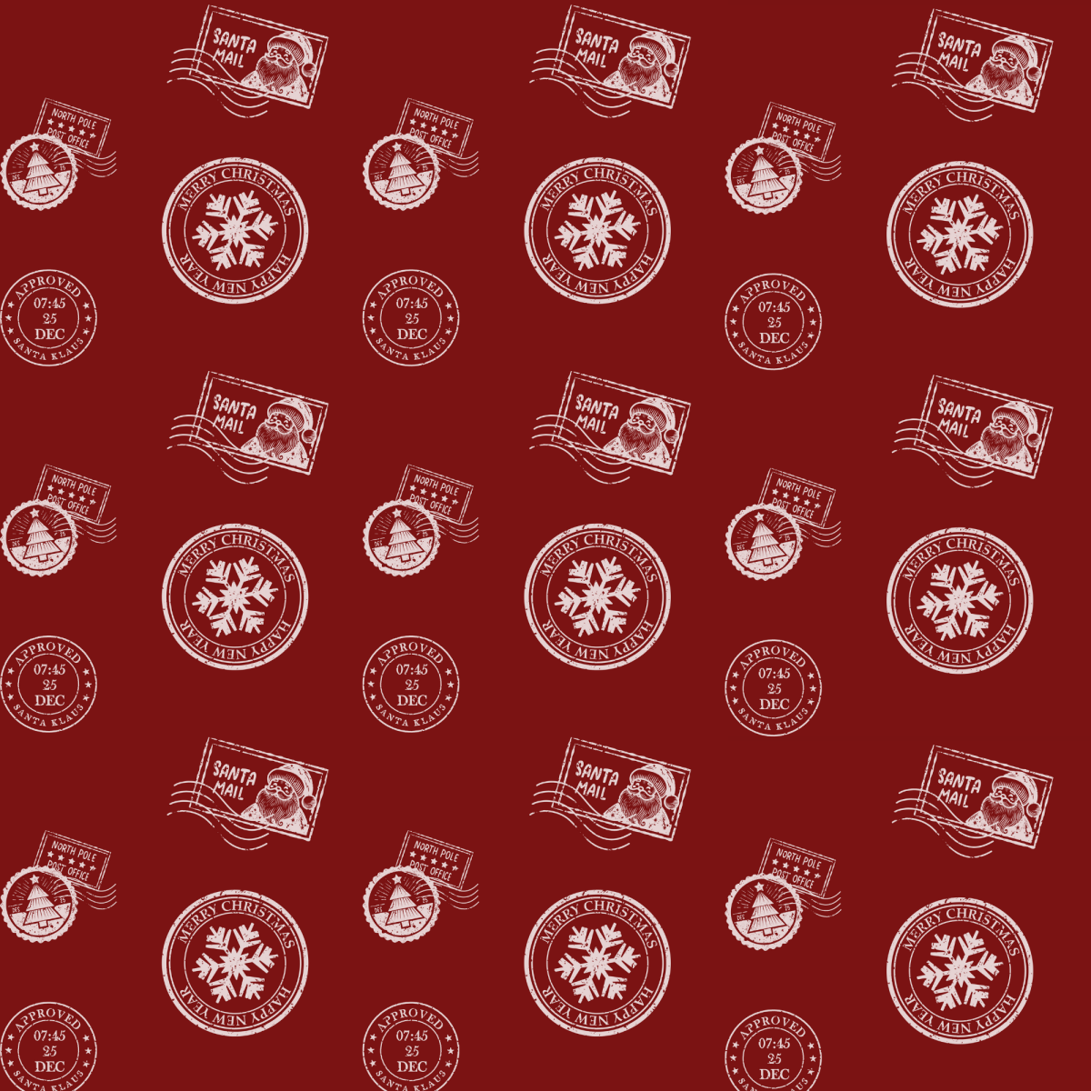 Santa’s Special Delivery – Red Christmas Wrapping Paper