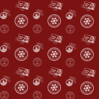 Santa’s Special Delivery – Red Christmas Wrapping Paper