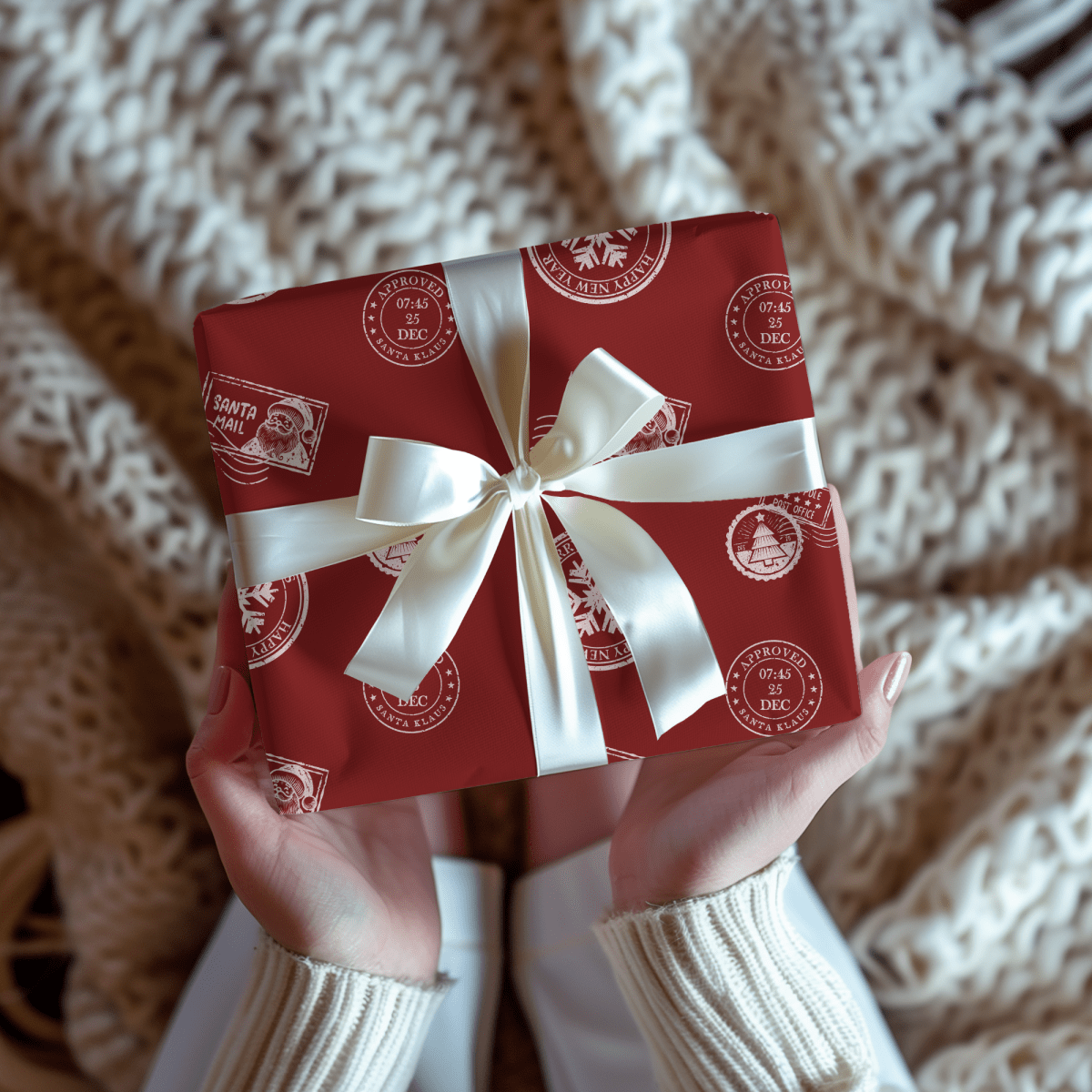 Santa’s Special Delivery – Red Christmas Wrapping Paper