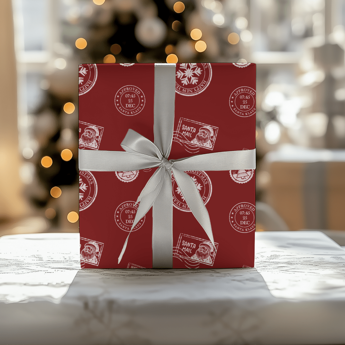 Santa’s Special Delivery – Red Christmas Wrapping Paper