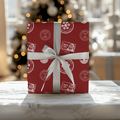 Santa’s Special Delivery – Red Christmas Wrapping Paper