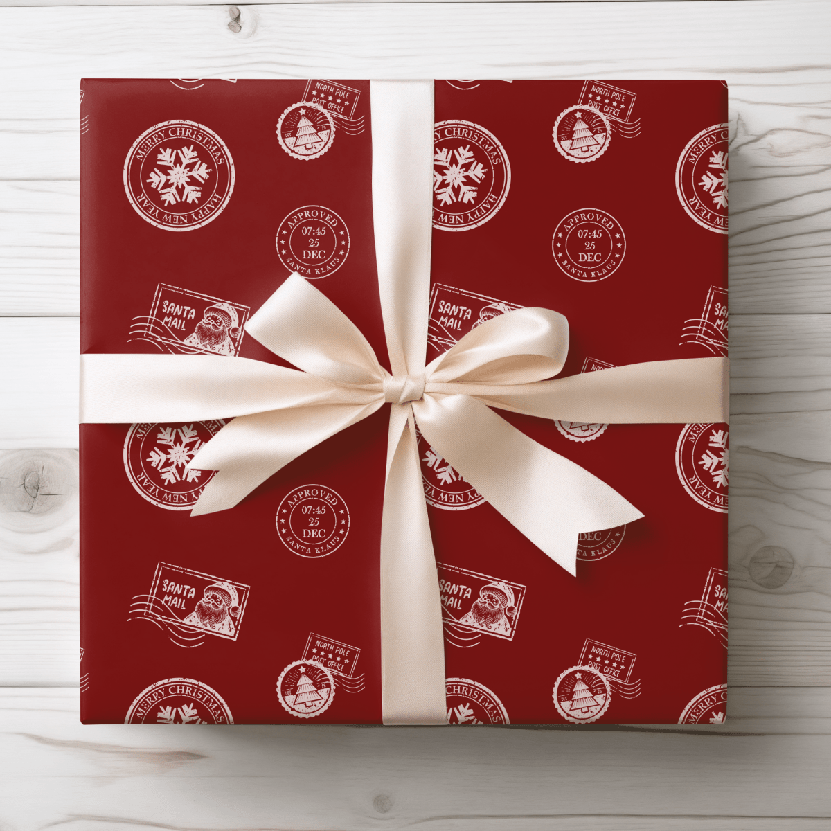 Santa’s Special Delivery – Red Christmas Wrapping Paper