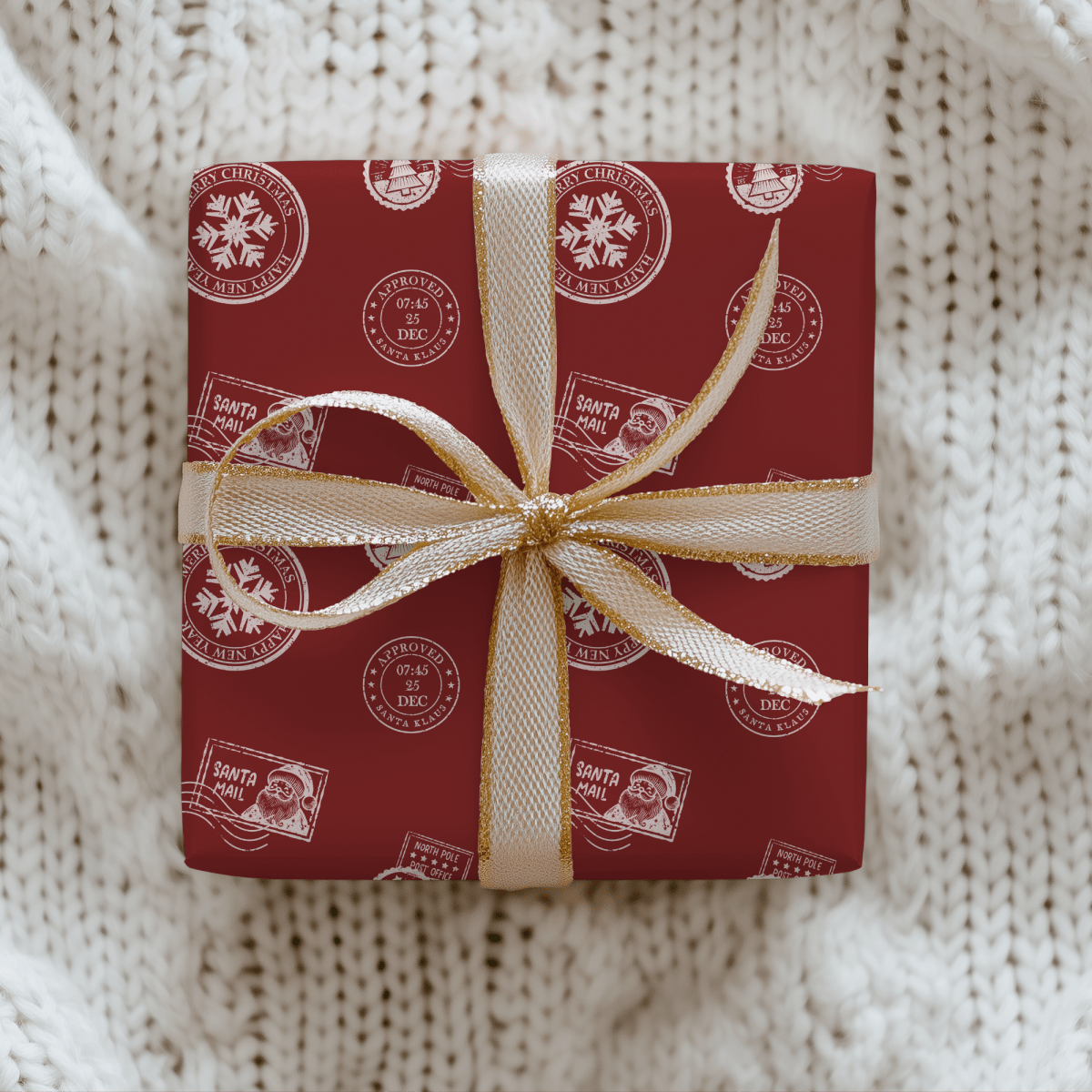 Santa’s Special Delivery – Red Christmas Wrapping Paper