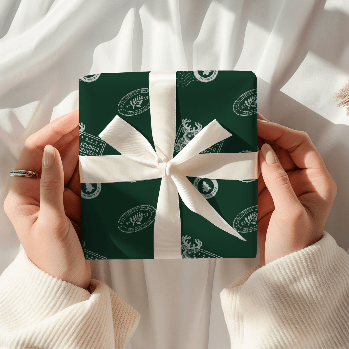 Reindeer Delivery – Santa Mail Wrapping Paper