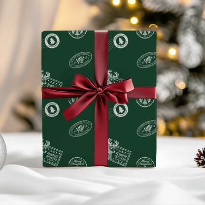 Reindeer Delivery – Santa Mail Wrapping Paper