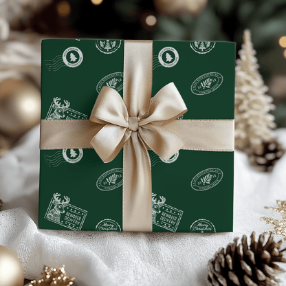 Reindeer Delivery – Santa Mail Wrapping Paper