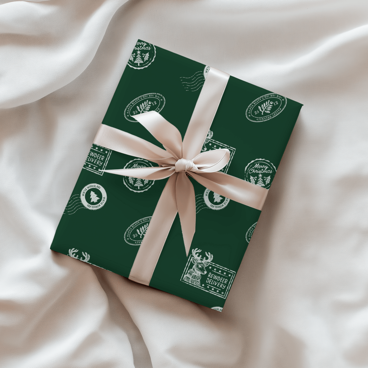 Reindeer Delivery – Santa Mail Wrapping Paper
