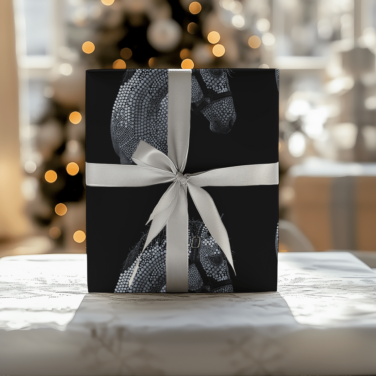 Dappled Majesty – Equine Elegance Wrapping Paper