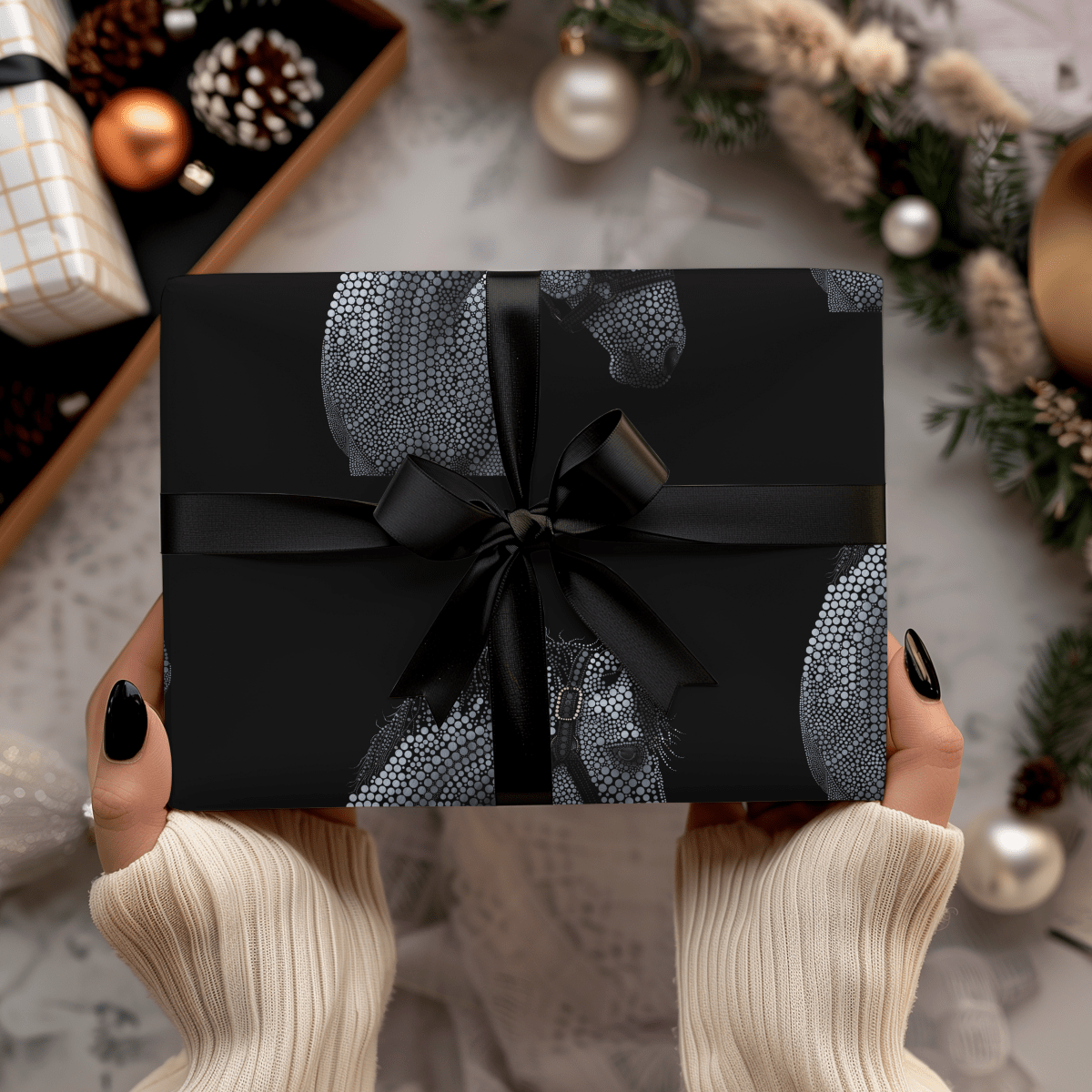 Dappled Majesty – Equine Elegance Wrapping Paper