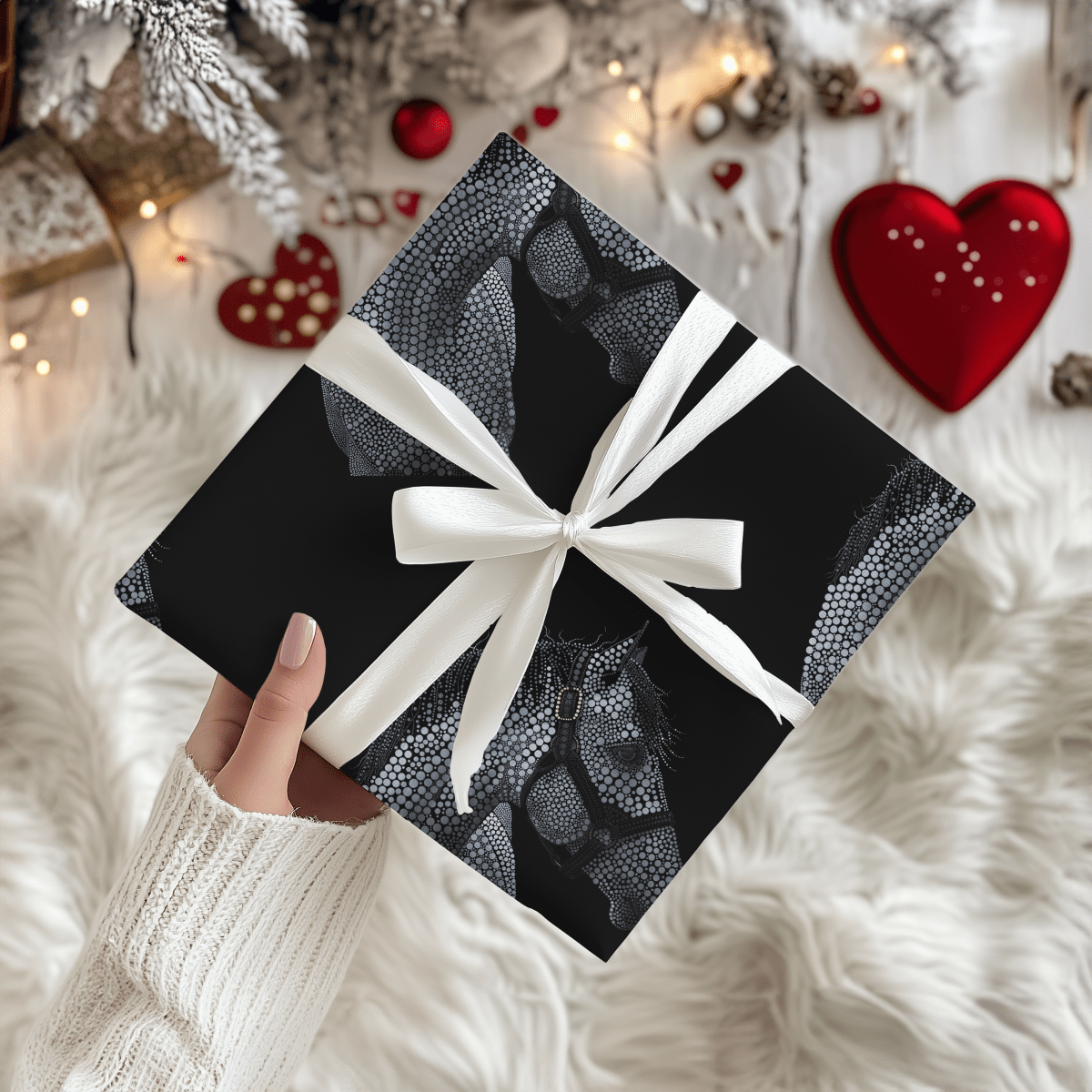 Dappled Majesty – Equine Elegance Wrapping Paper