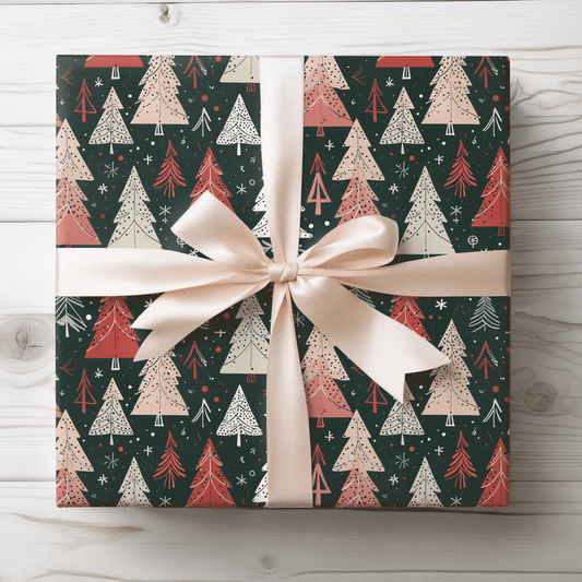 Doodle & Fir – Hand - Sketched Holiday Wrapping Paper
