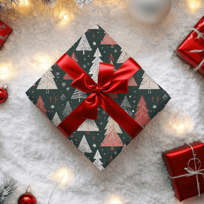 Doodle & Fir – Hand - Sketched Holiday Wrapping Paper