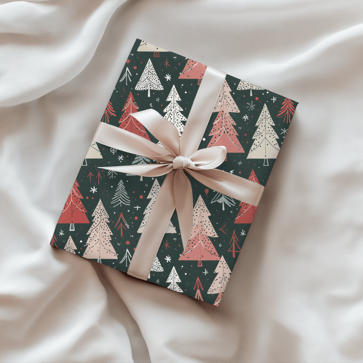 Doodle & Fir – Hand - Sketched Holiday Wrapping Paper