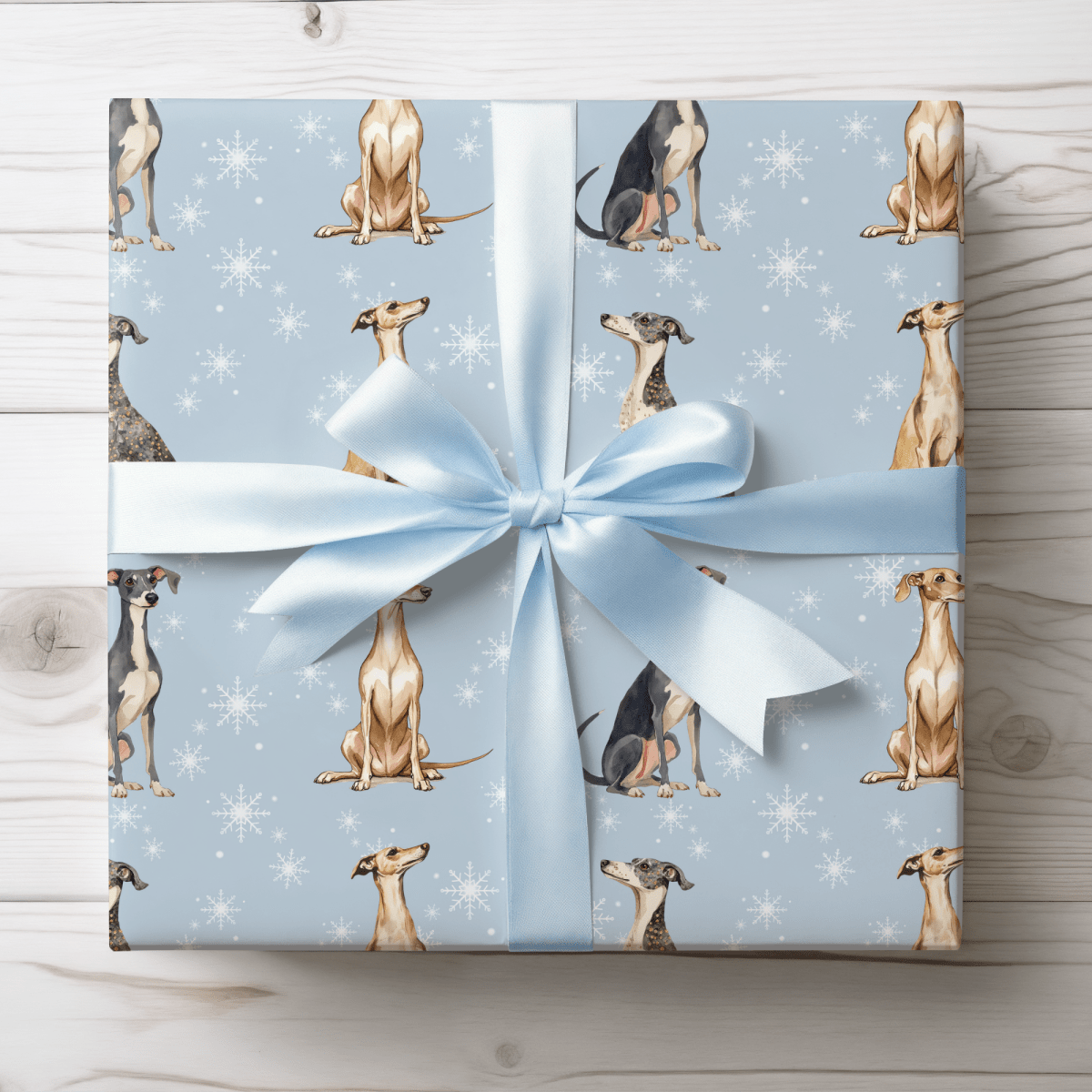 Frosted & Fast – Italian Greyhound Christmas Wrapping Paper