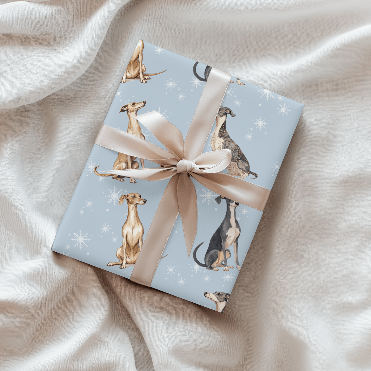 Frosted & Fast – Italian Greyhound Christmas Wrapping Paper