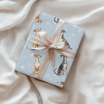 Frosted & Fast – Italian Greyhound Christmas Wrapping Paper