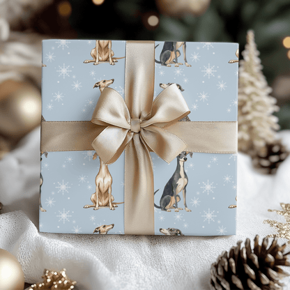 Frosted & Fast – Italian Greyhound Christmas Wrapping Paper