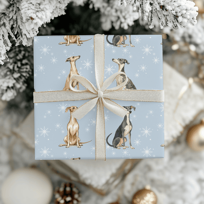 Frosted & Fast – Italian Greyhound Christmas Wrapping Paper