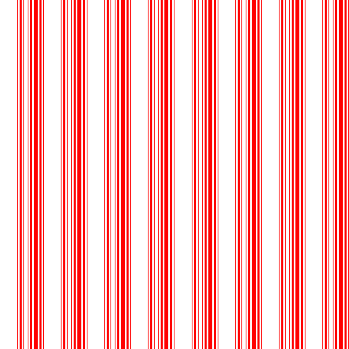 Peppermint Parade – Red & White Striped Wrapping Paper
