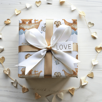Noah’s Nifty Ark – Animal Pairs Wrapping Paper