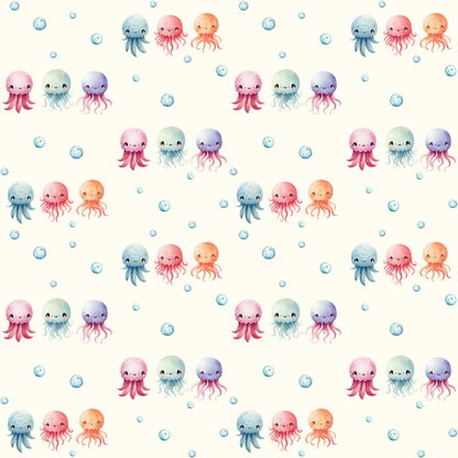 Sea Snuggle Squad – Pastel Ocean Wrapping Paper