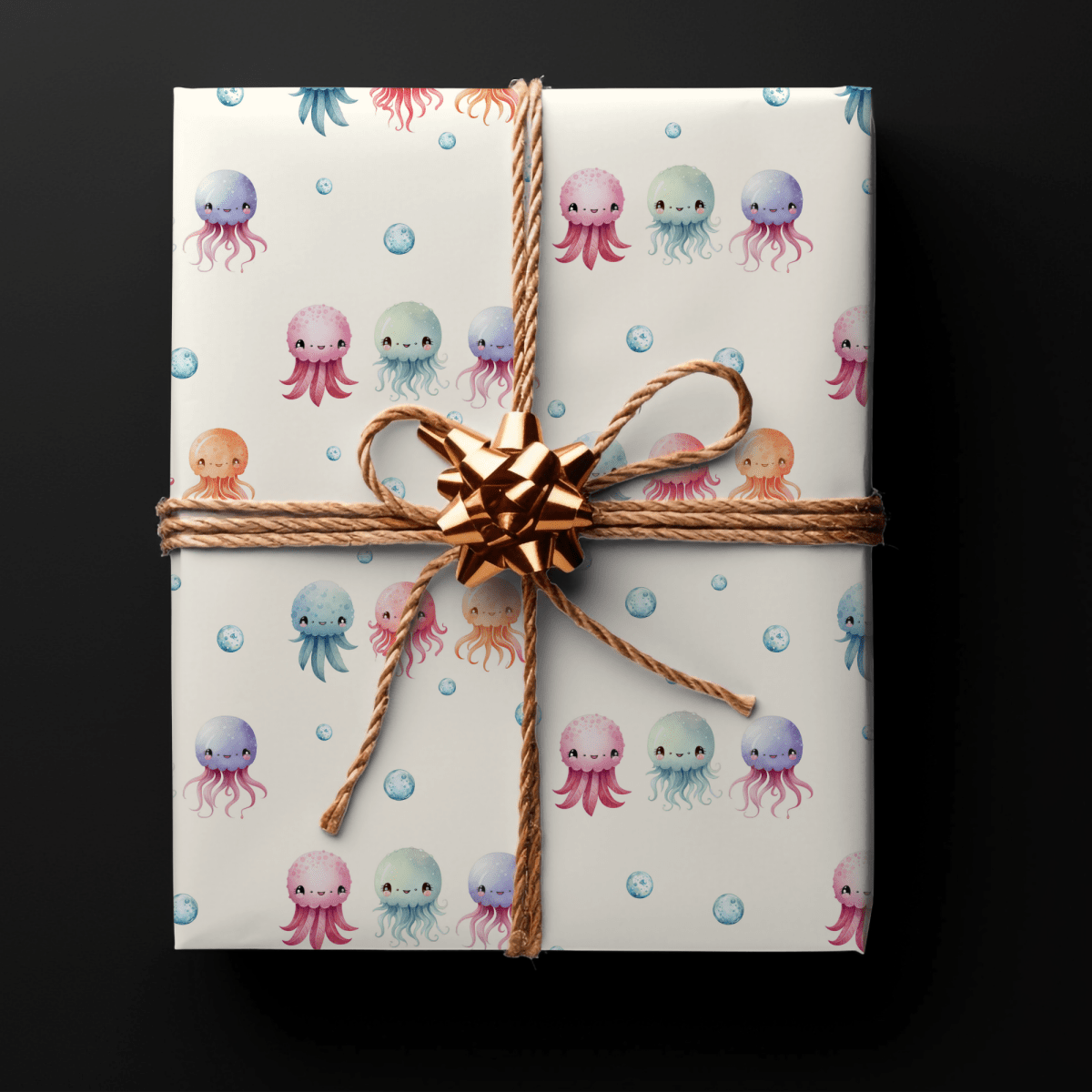 Sea Snuggle Squad – Pastel Ocean Wrapping Paper