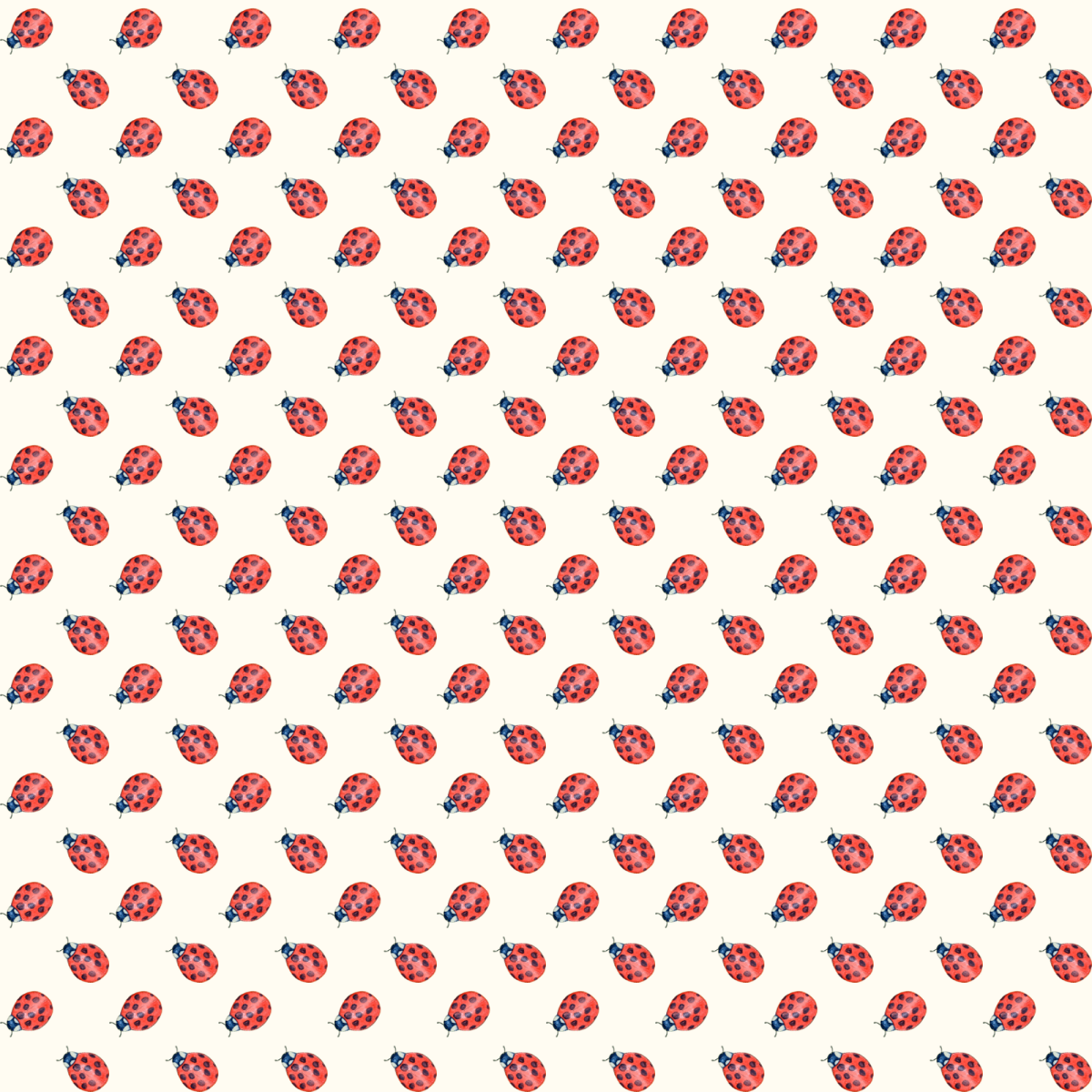 Lucky Little Ladybugs – Red Beetle Wrapping Paper