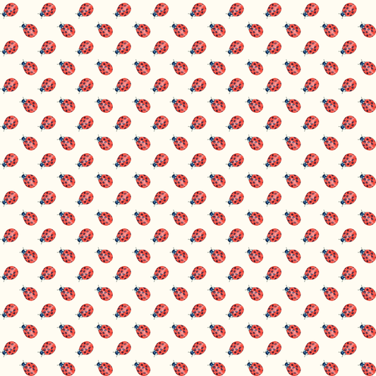 Lucky Little Ladybugs – Red Beetle Wrapping Paper