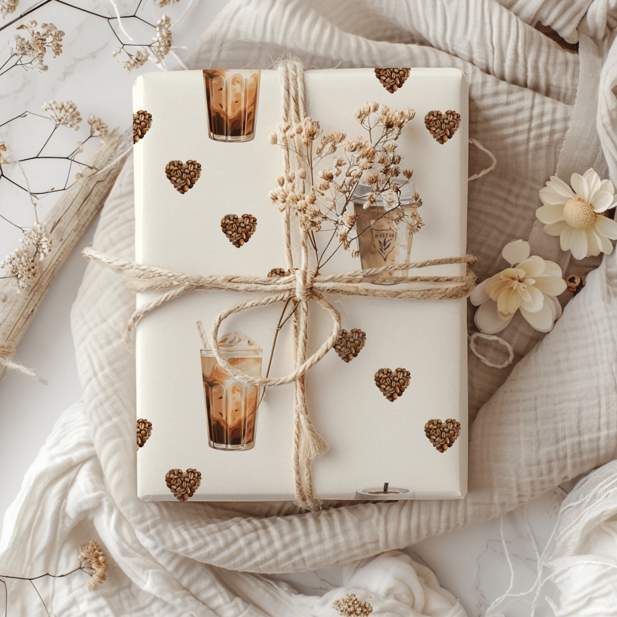 Brew - tiful Day – Coffee Lover’s Wrapping Paper