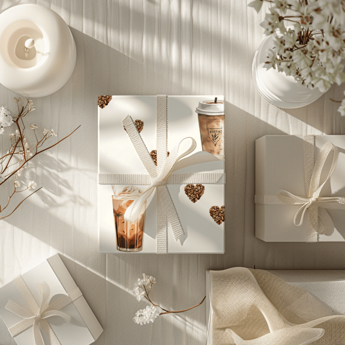 Brew - tiful Day – Coffee Lover’s Wrapping Paper