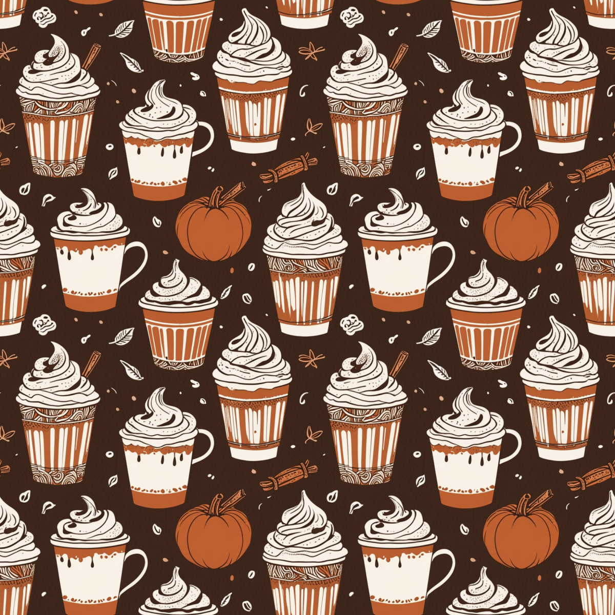 Spiced & Wrapped – Pumpkin Latte Wrapping Paper