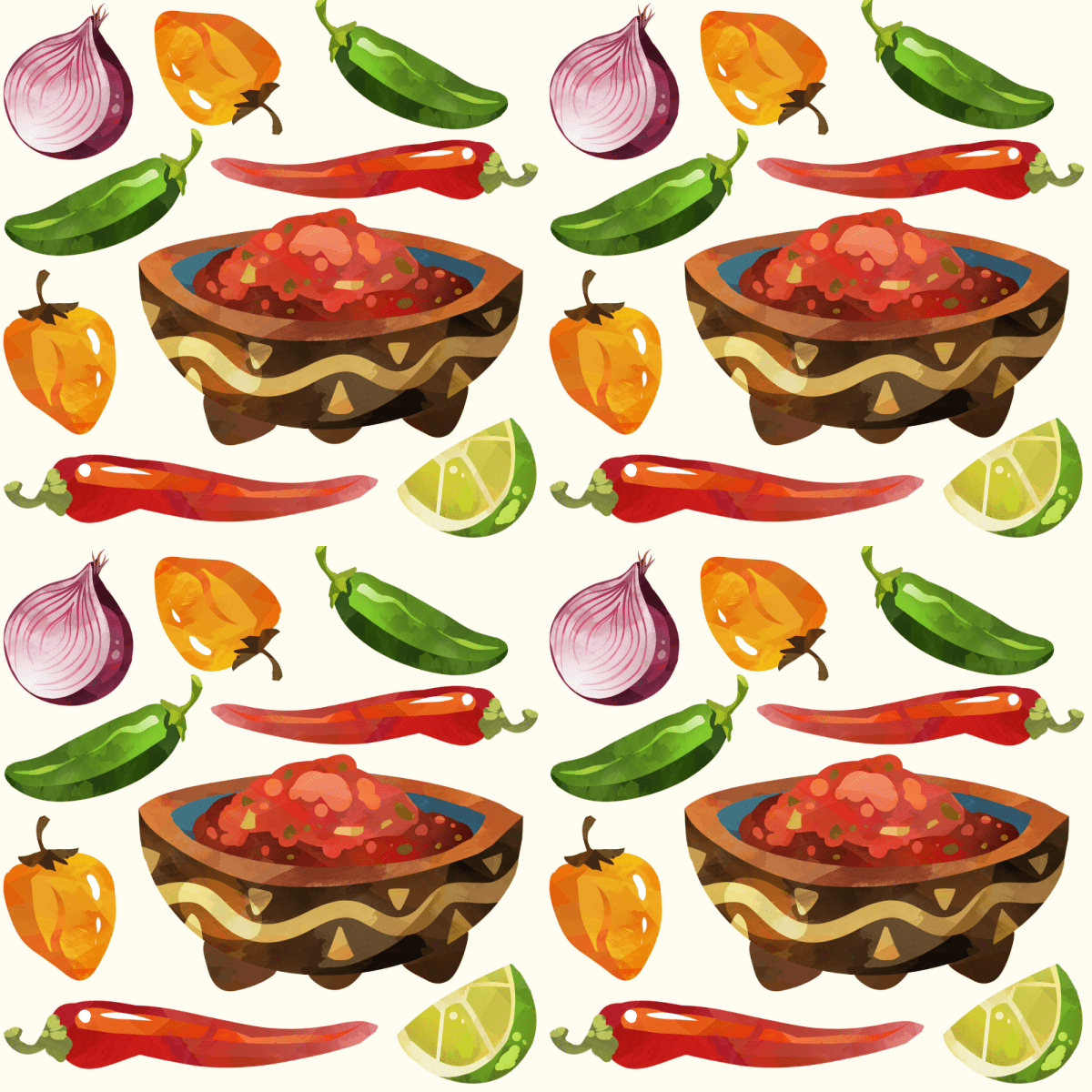 Salsa Fiesta – Spicy Celebration Wrapping Paper