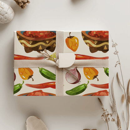 Salsa Fiesta – Spicy Celebration Wrapping Paper