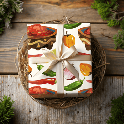 Salsa Fiesta – Spicy Celebration Wrapping Paper