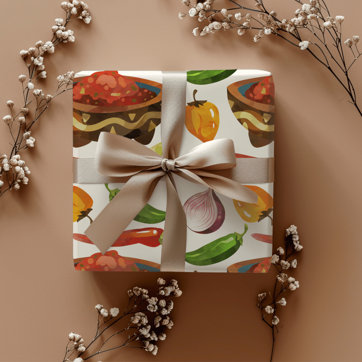 Salsa Fiesta – Spicy Celebration Wrapping Paper