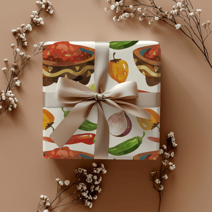 Salsa Fiesta – Spicy Celebration Wrapping Paper