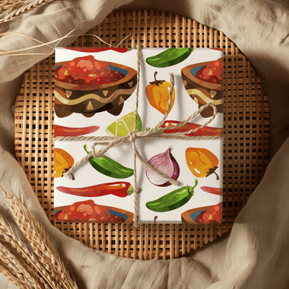 Salsa Fiesta – Spicy Celebration Wrapping Paper