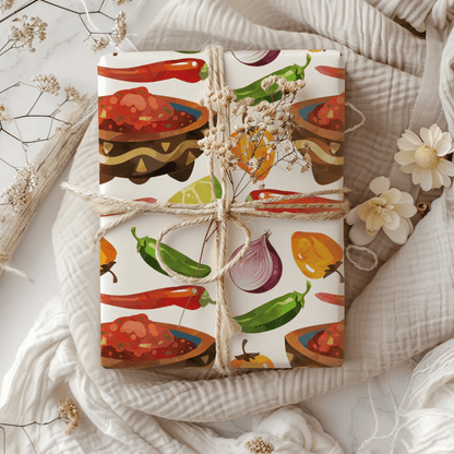 Salsa Fiesta – Spicy Celebration Wrapping Paper