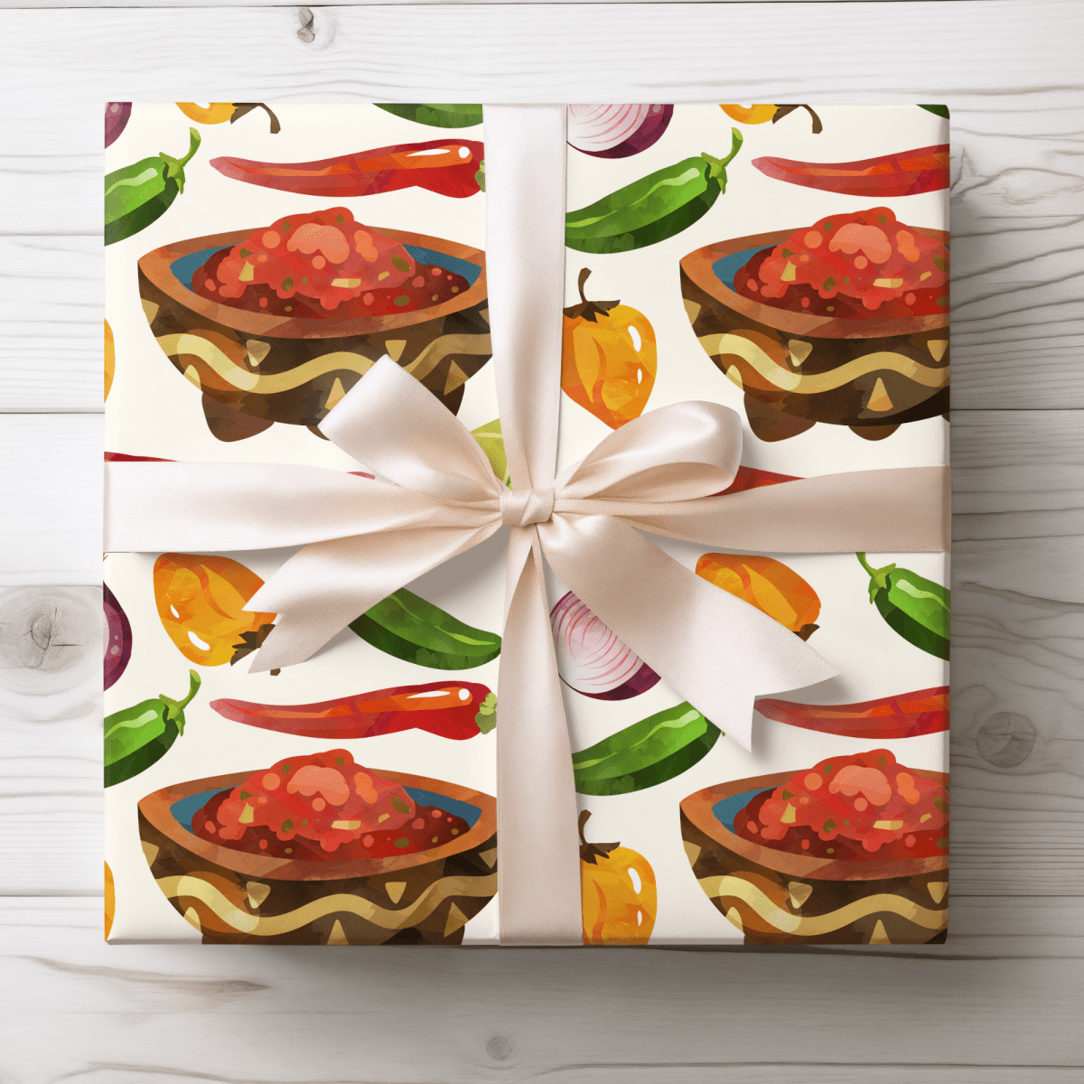 Salsa Fiesta – Spicy Celebration Wrapping Paper