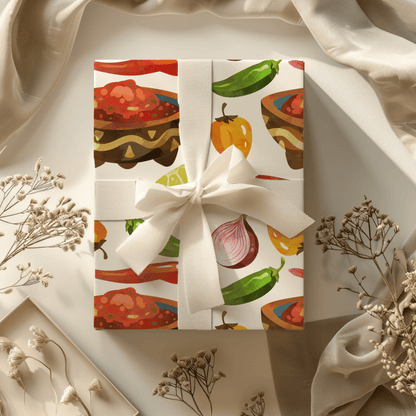 Salsa Fiesta – Spicy Celebration Wrapping Paper