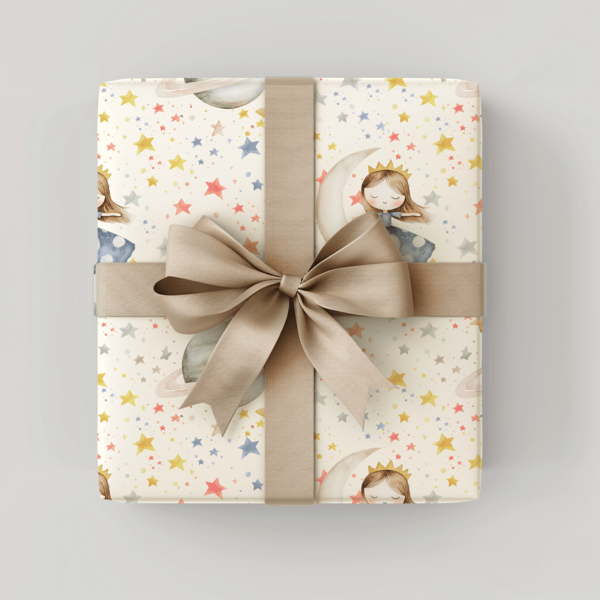 Moonlit Daydreams – Starry Princess Wrapping Paper