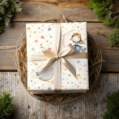 Moonlit Daydreams – Starry Princess Wrapping Paper