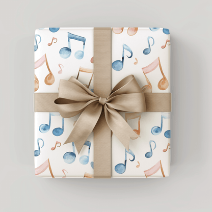 Note - Worthy Wrap – Musical Gift Paper