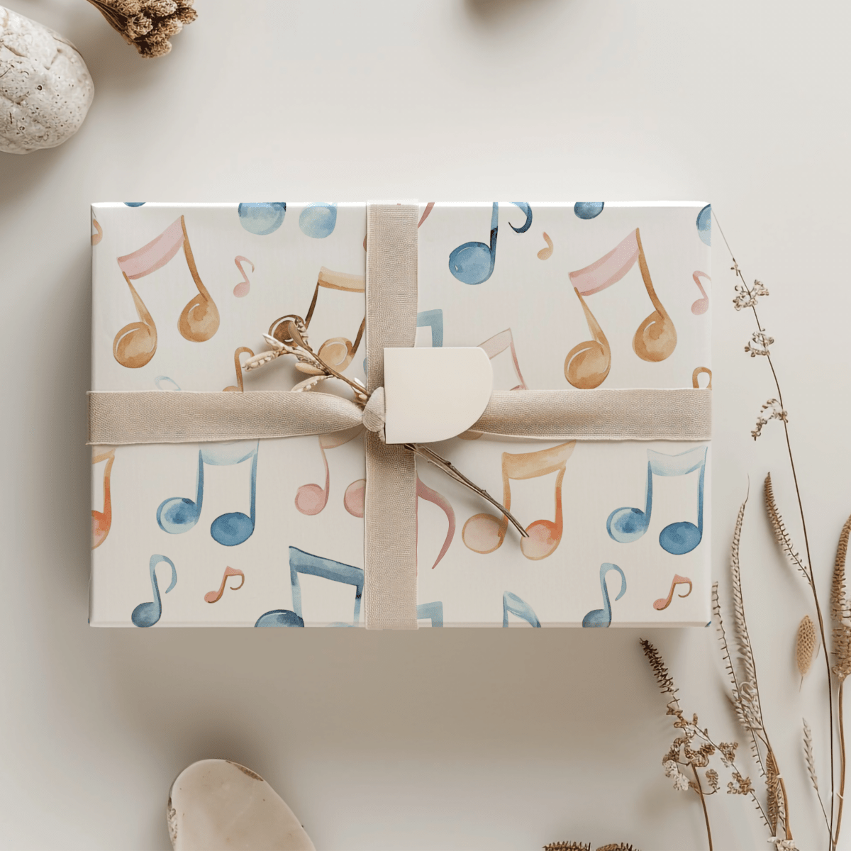 Note - Worthy Wrap – Musical Gift Paper