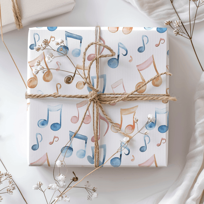 Note - Worthy Wrap – Musical Gift Paper