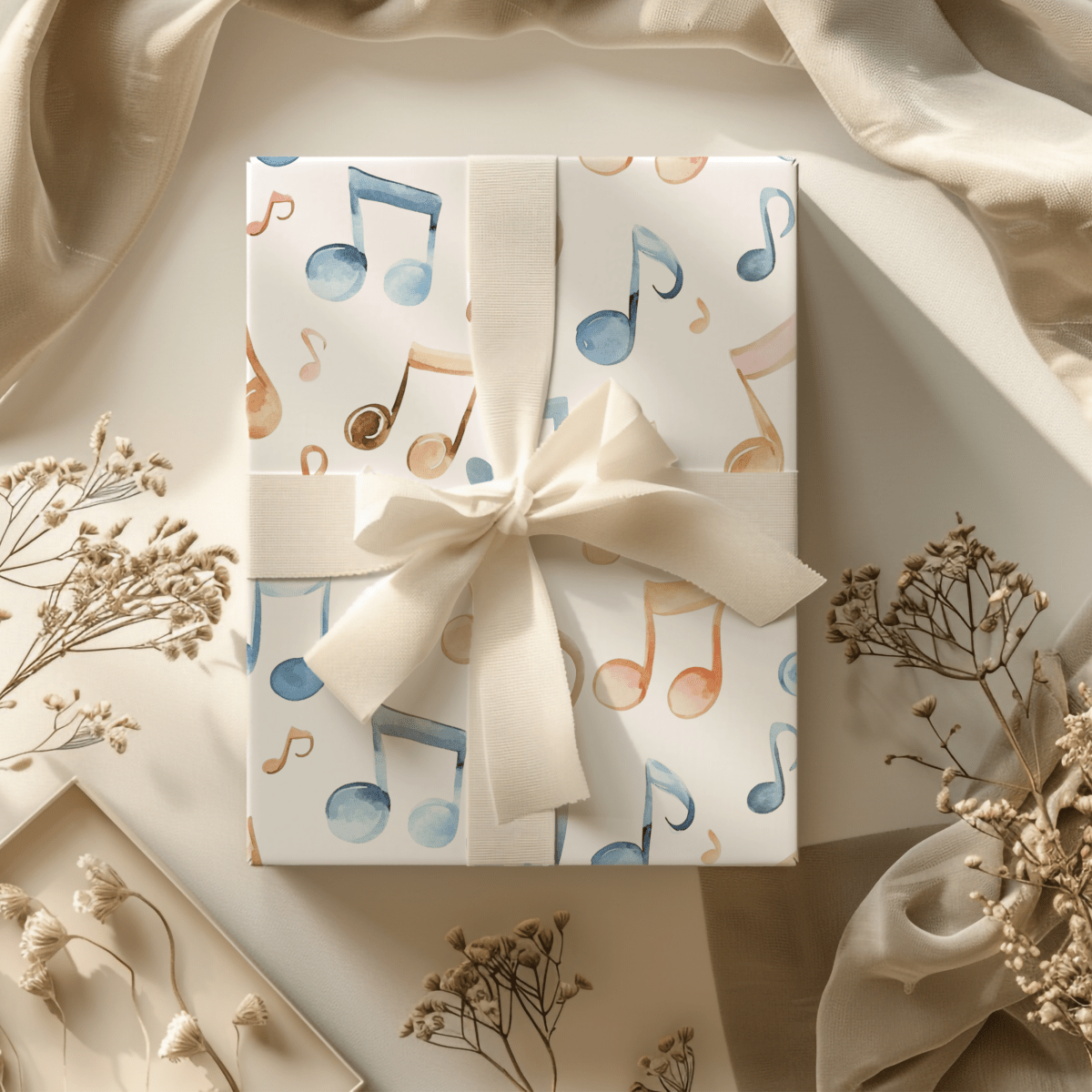 Note - Worthy Wrap – Musical Gift Paper